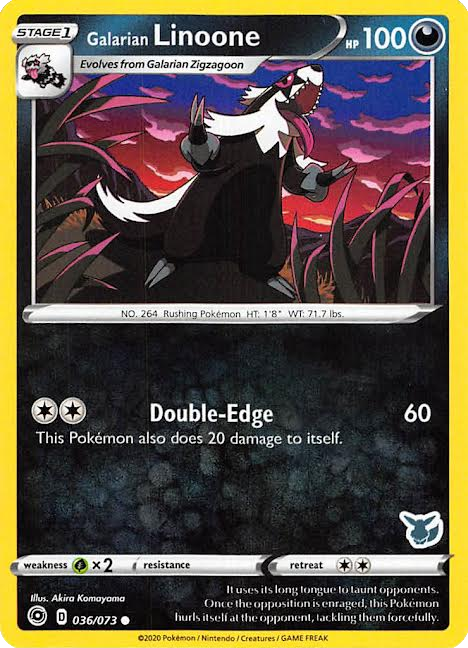 Galarian Linoone (036/073) (Eevee Deck) [Battle Academy 2022] | Exor Games Bridgewater