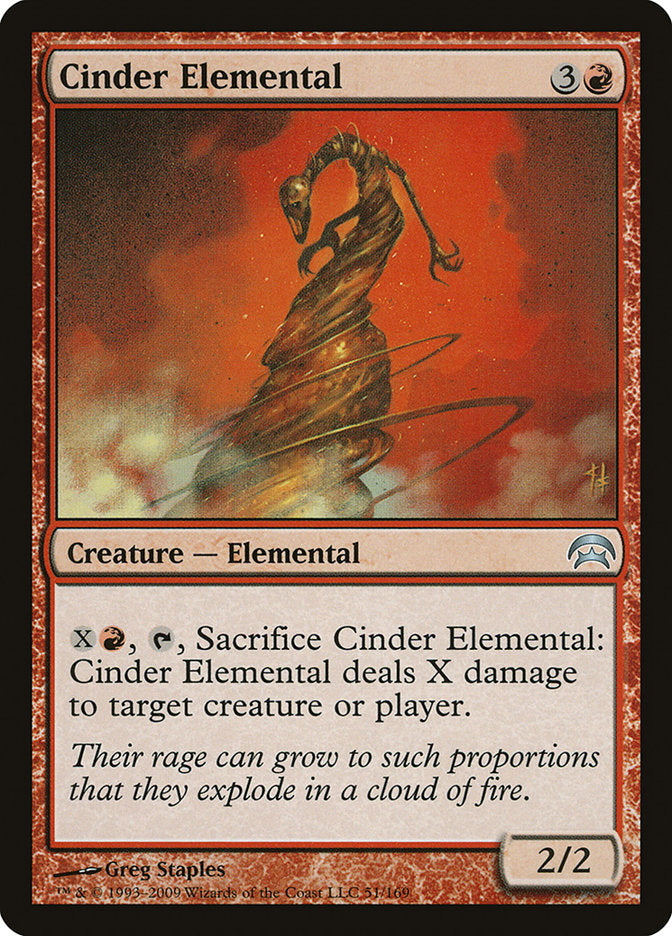 Cinder Elemental [Planechase] | Exor Games Bridgewater