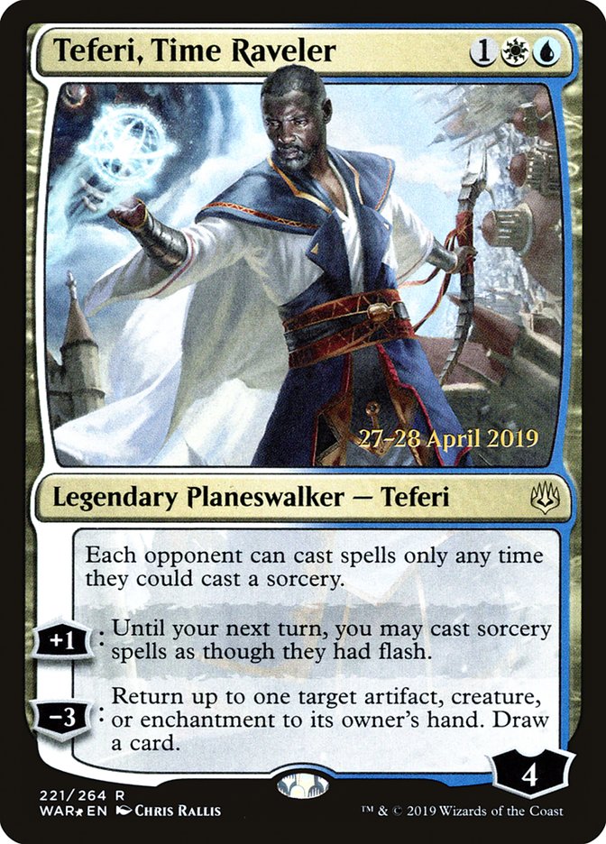 Teferi, Time Raveler  [War of the Spark Prerelease Promos] | Exor Games Bridgewater