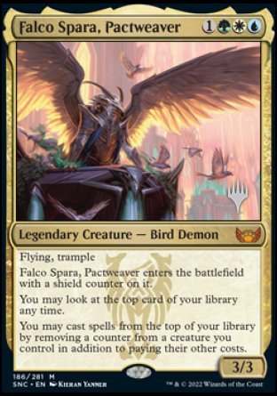 Falco Spara, Pactweaver (Promo Pack) [Streets of New Capenna Promos] | Exor Games Bridgewater
