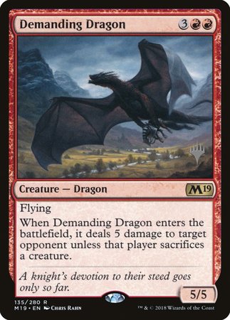 Demanding Dragon [Core Set 2019 Promos] | Exor Games Bridgewater