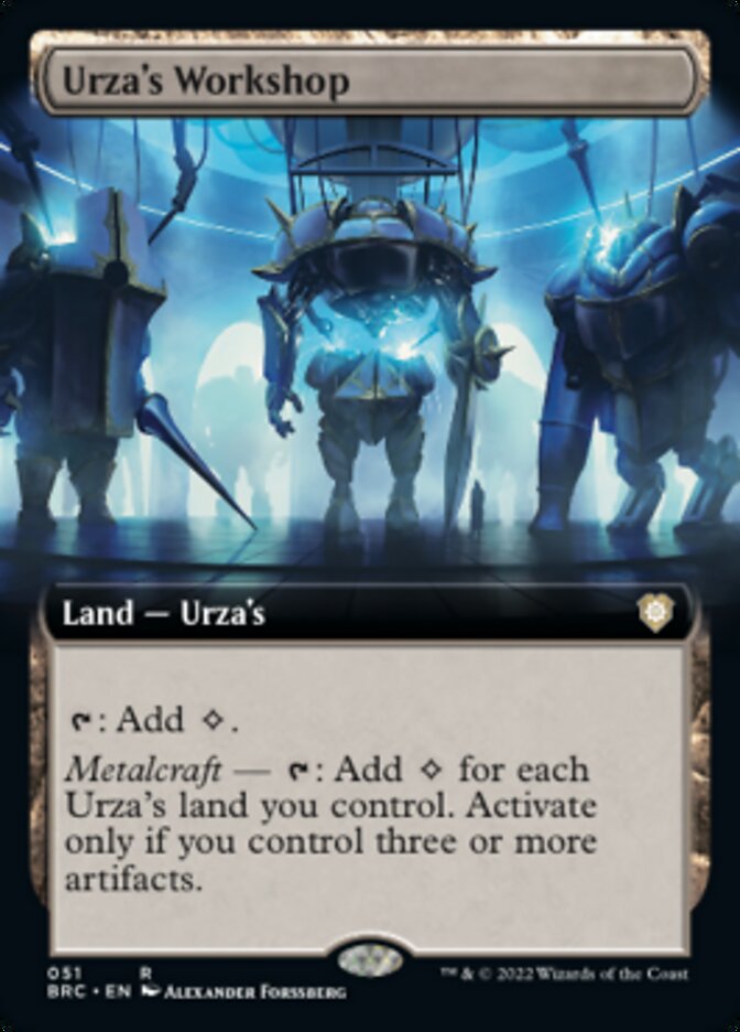 Urza's Workshop (Extended Art) [The Brothers' War Commander] | Exor Games Bridgewater