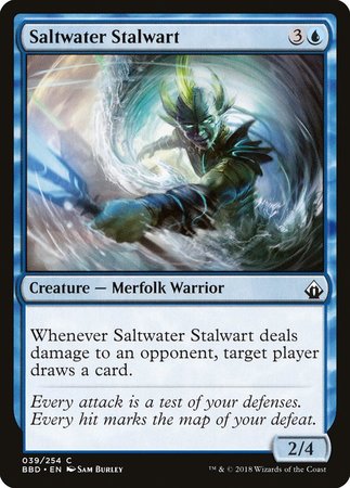 Saltwater Stalwart [Battlebond] | Exor Games Bridgewater