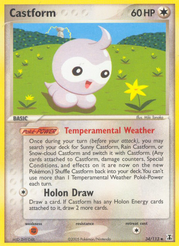 Castform (34/113) [EX: Delta Species] | Exor Games Bridgewater