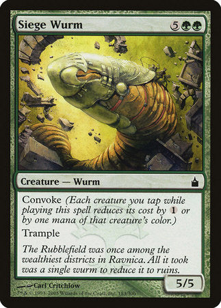 Siege Wurm [Ravnica: City of Guilds] | Exor Games Bridgewater