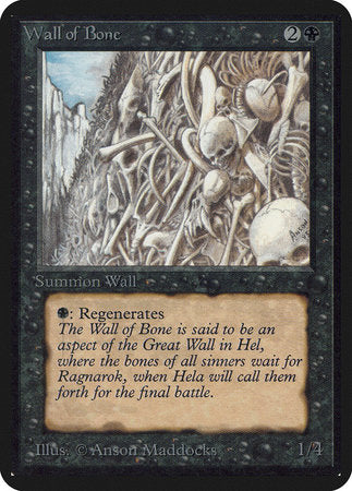 Wall of Bone [Limited Edition Alpha] | Exor Games Bridgewater