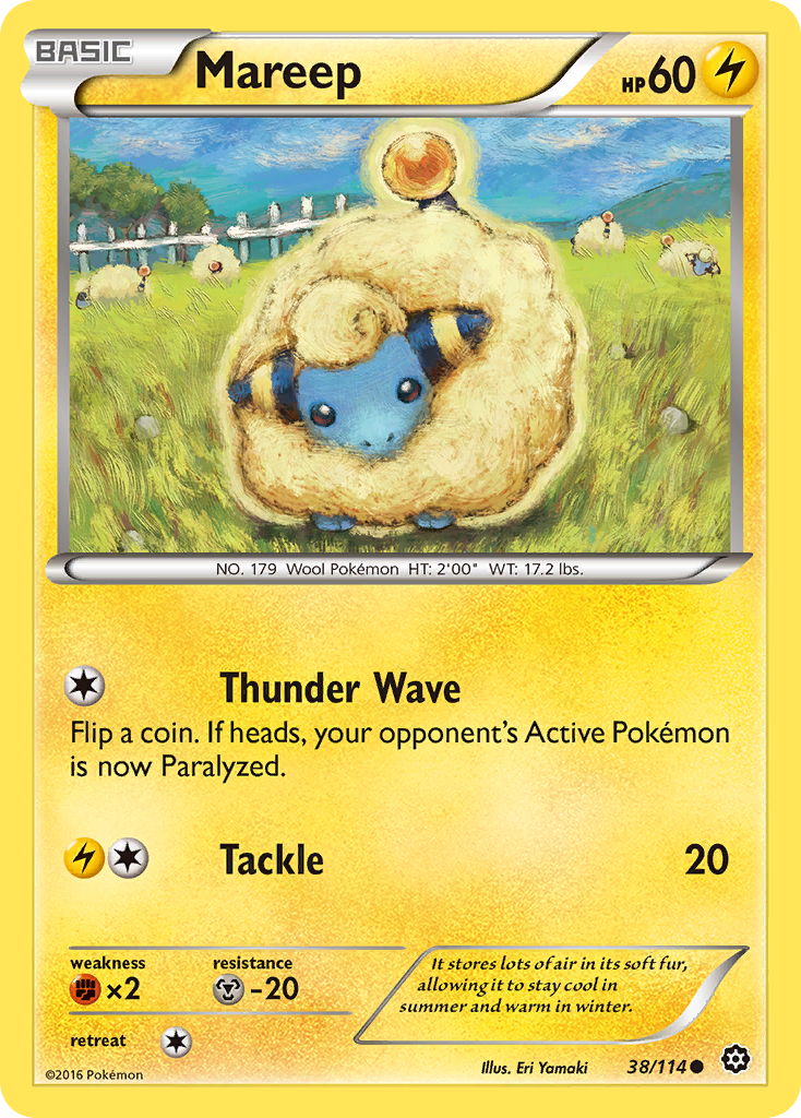 Mareep (38/114) [XY: Steam Siege] | Exor Games Bridgewater