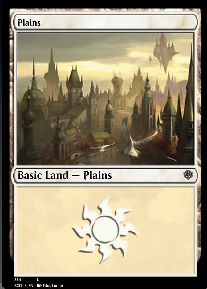 Plains (334) [Starter Commander Decks] | Exor Games Bridgewater