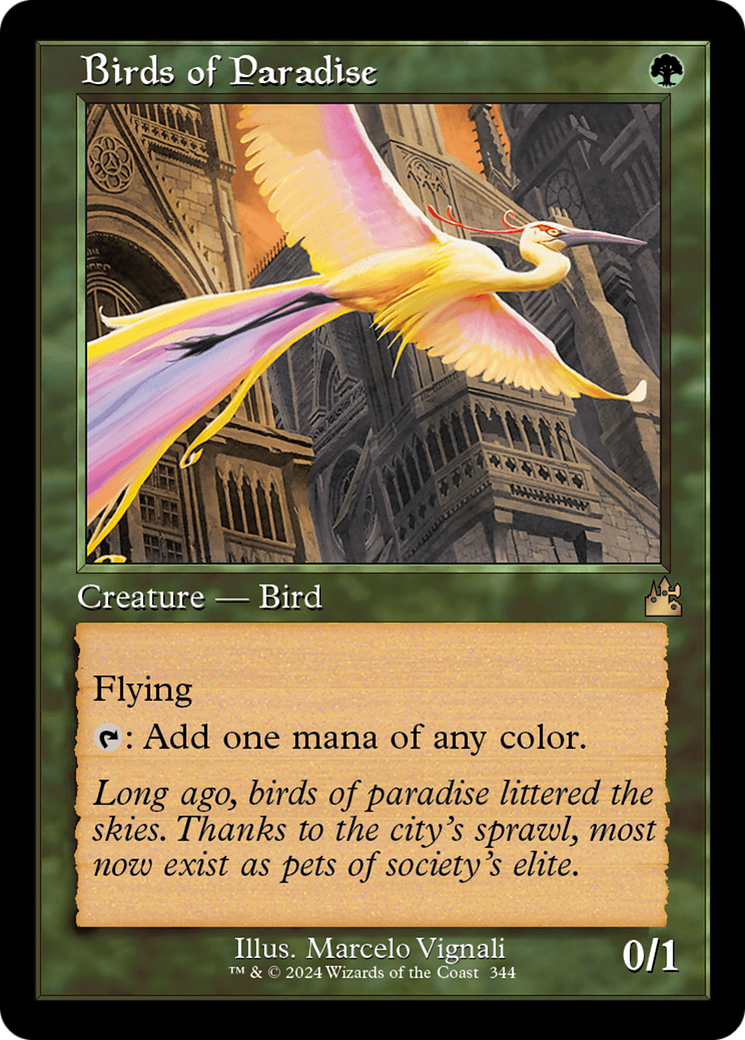 Birds of Paradise (Retro) [Ravnica Remastered] | Exor Games Bridgewater