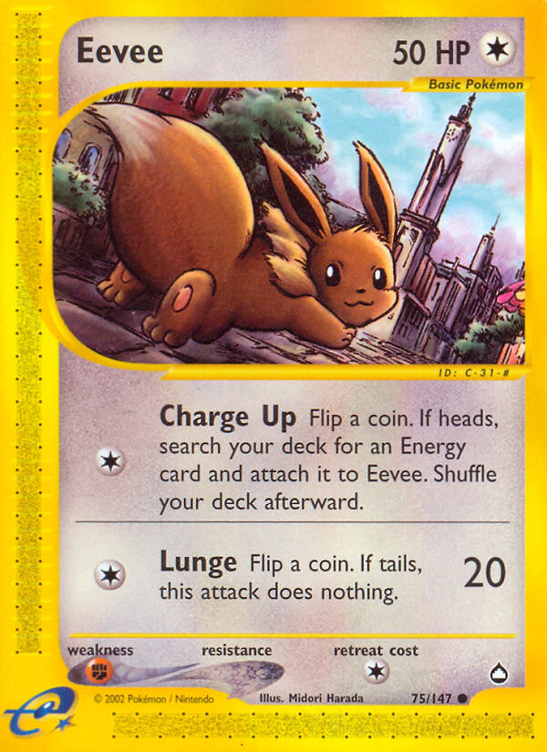 Eevee (75/147) [Aquapolis] | Exor Games Bridgewater