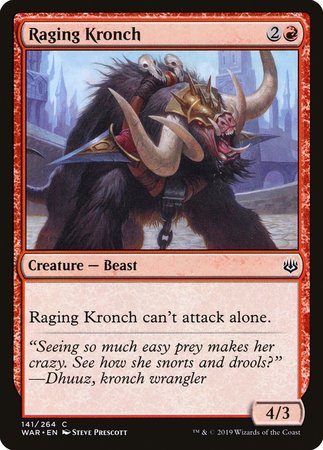 Raging Kronch [War of the Spark] | Exor Games Bridgewater