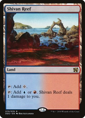 Shivan Reef [Duel Decks: Elves vs. Inventors] | Exor Games Bridgewater