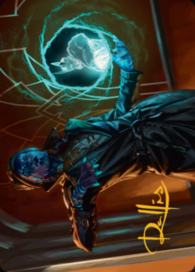 Kamiz, Obscura Oculus Art Card (Gold-Stamped Signature) [Streets of New Capenna Art Series] | Exor Games Bridgewater