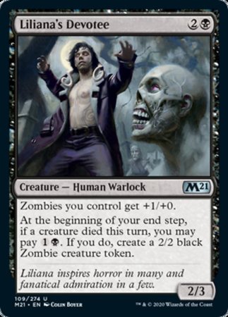 Liliana's Devotee [Core Set 2021] | Exor Games Bridgewater