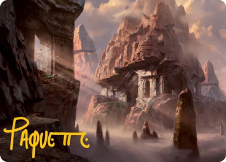 Mountain (277) Art Card (Gold-Stamped Signature) [Dungeons & Dragons: Adventures in the Forgotten Realms Art Series] | Exor Games Bridgewater