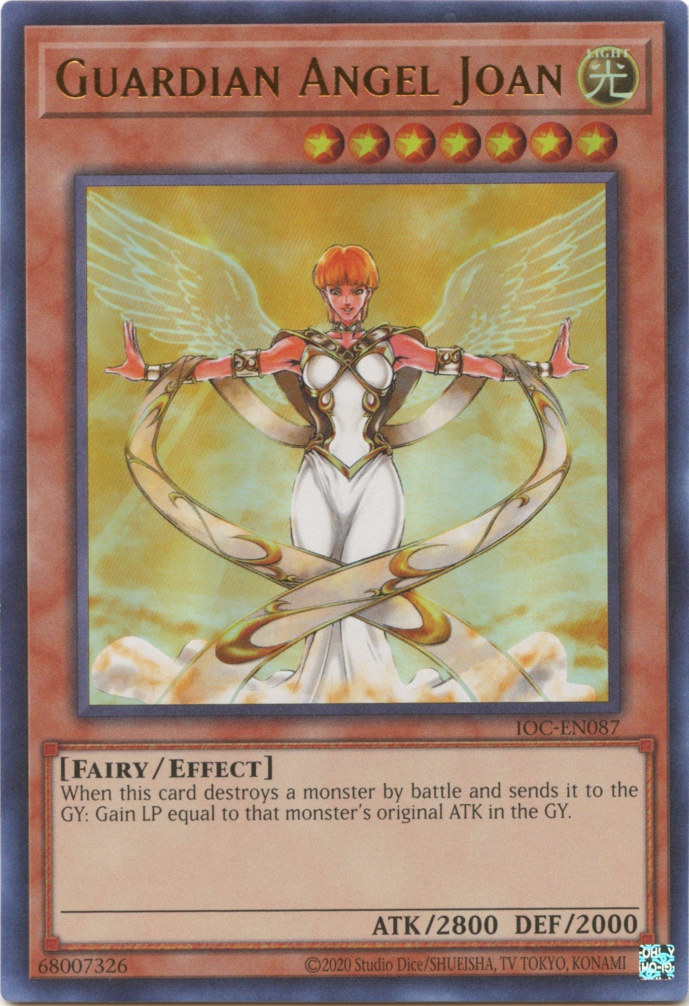 Guardian Angel Joan (25th Anniversary) [IOC-EN087] Ultra Rare | Exor Games Bridgewater