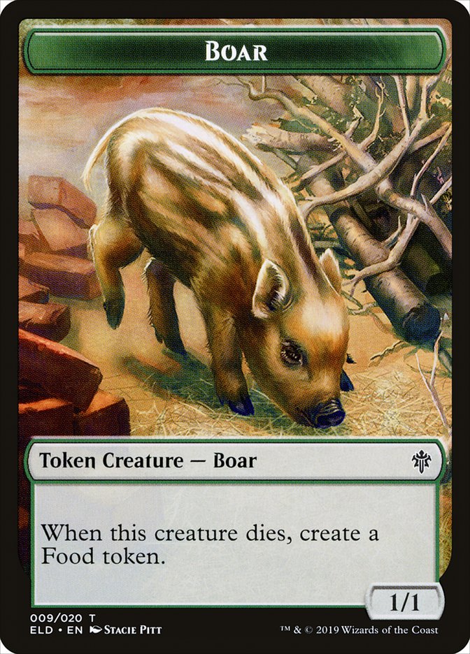 Boar [Throne of Eldraine Tokens] | Exor Games Bridgewater