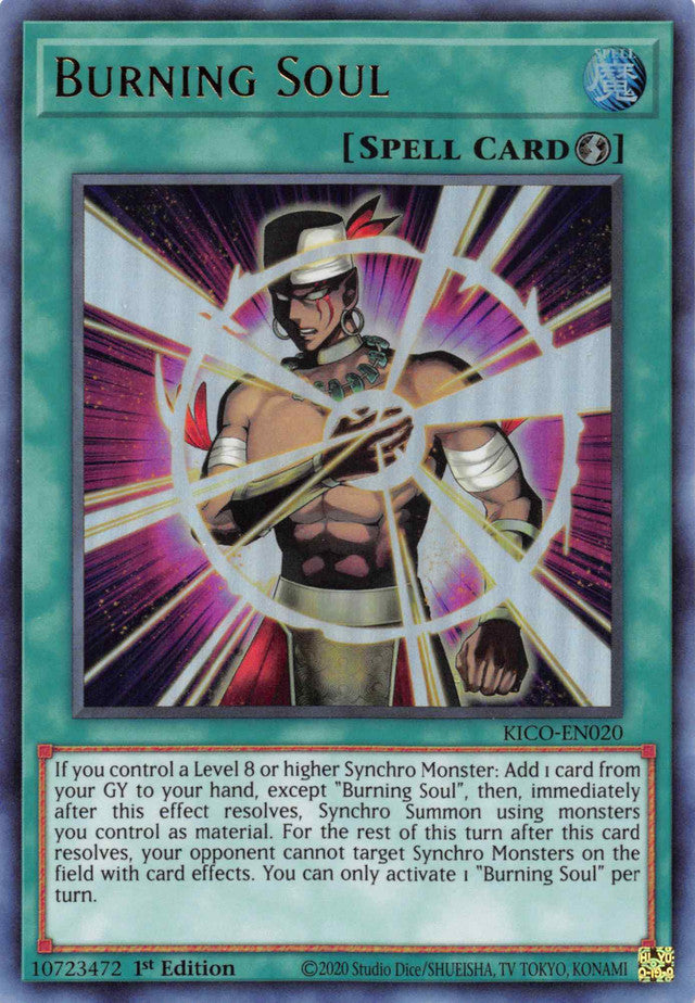 Burning Soul (Ultra Rare) [KICO-EN020] Ultra Rare | Exor Games Bridgewater