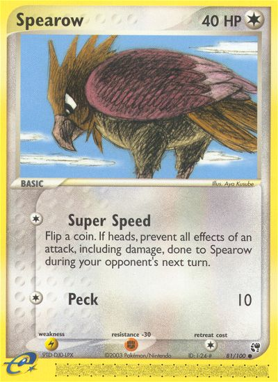 Spearow (81/100) [EX: Sandstorm] | Exor Games Bridgewater