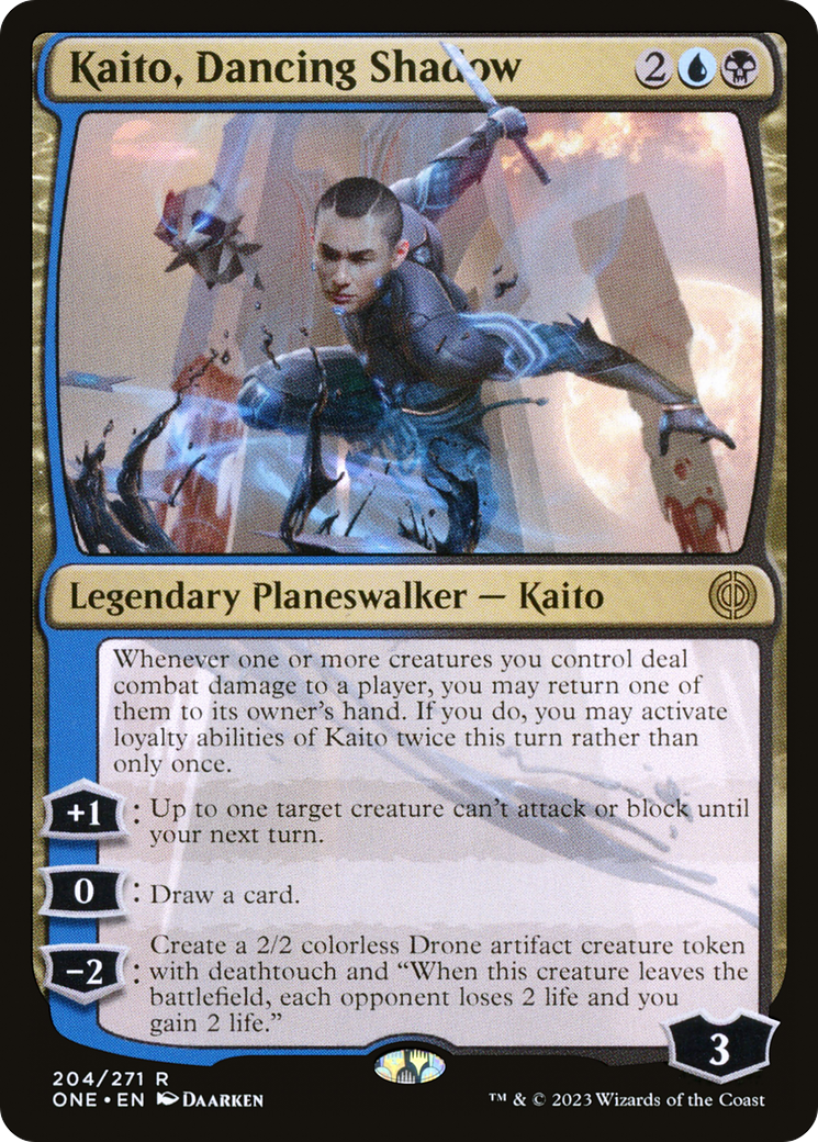 Kaito, Dancing Shadow [Phyrexia: All Will Be One] | Exor Games Bridgewater