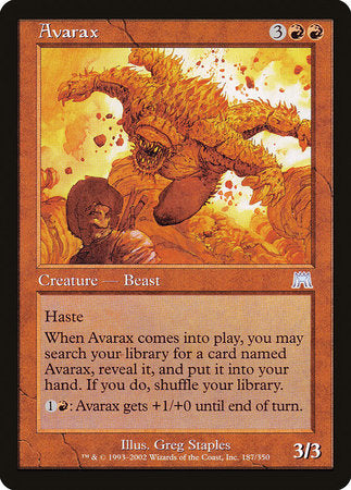 Avarax [Onslaught] | Exor Games Bridgewater