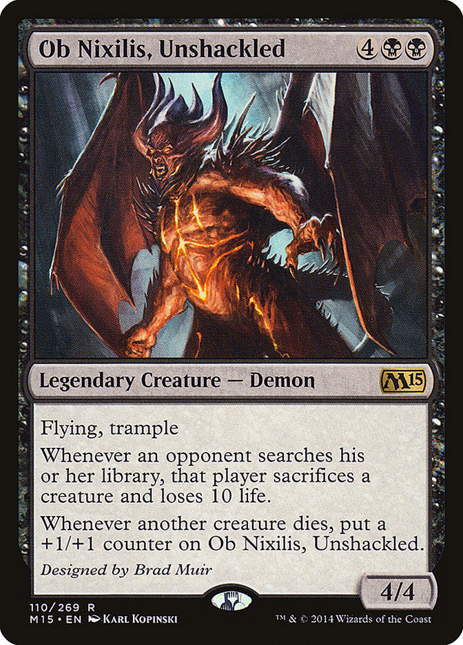 Ob Nixilis, Unshackled [Magic 2015] | Exor Games Bridgewater