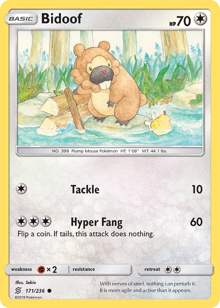 Bidoof (171/236) [Sun & Moon: Unified Minds] | Exor Games Bridgewater