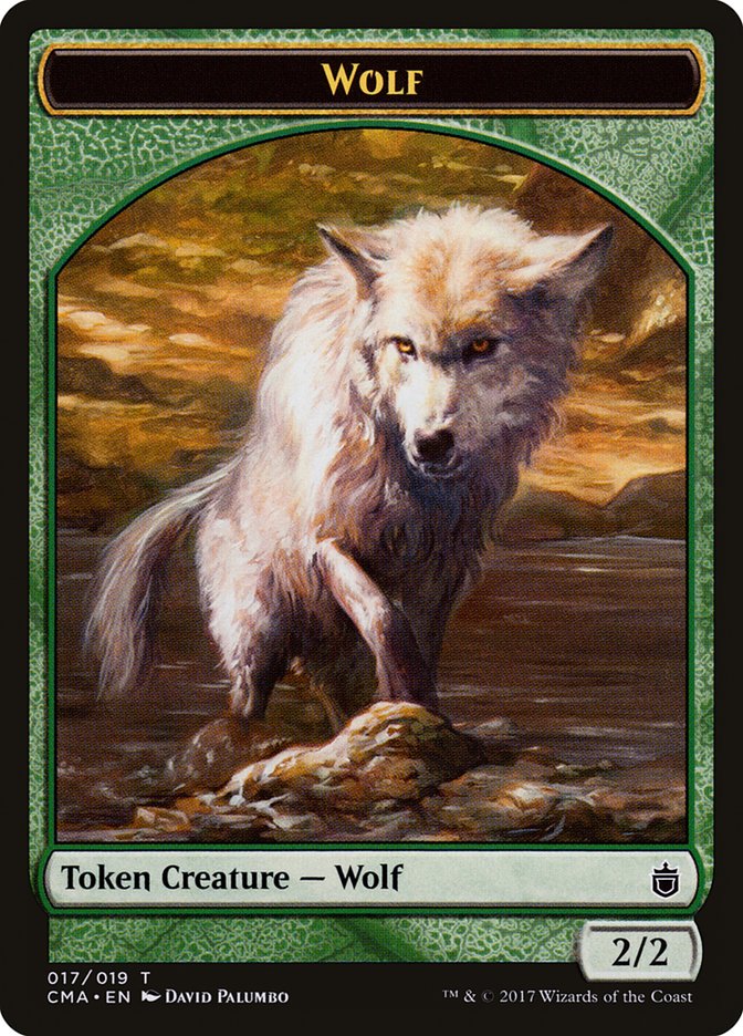 Wolf (017/019) [Commander Anthology Tokens] | Exor Games Bridgewater