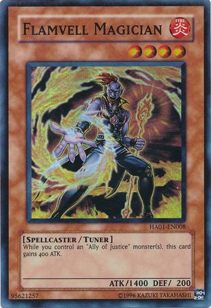 Flamvell Magician [HA01-EN008] Super Rare | Exor Games Bridgewater