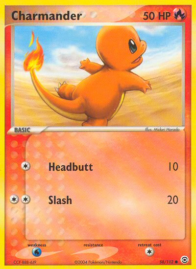 Charmander (58/112) [EX: FireRed & LeafGreen] | Exor Games Bridgewater