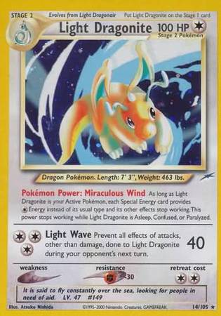 Light Dragonite (14/105) [Neo Destiny Unlimited] | Exor Games Bridgewater