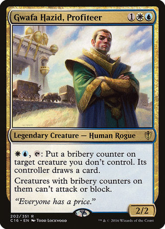 Gwafa Hazid, Profiteer [Commander 2016] | Exor Games Bridgewater