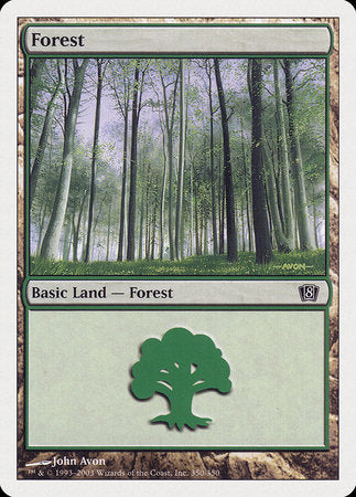 Forest (350) [Eighth Edition] | Exor Games Bridgewater