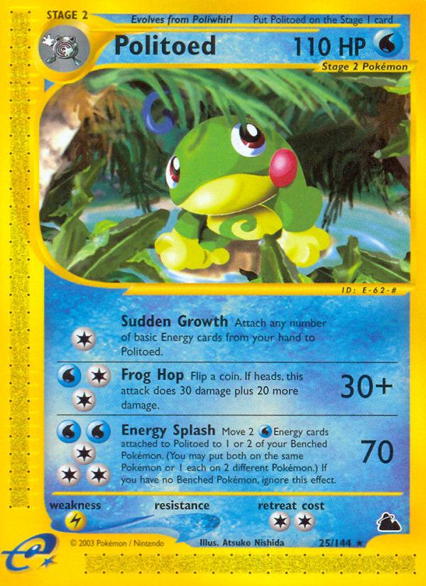 Politoed (25/144) [Skyridge] | Exor Games Bridgewater