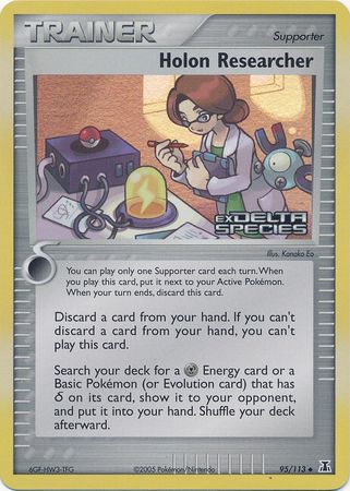 Holon Researcher (95/113) (Stamped) [EX: Delta Species] | Exor Games Bridgewater