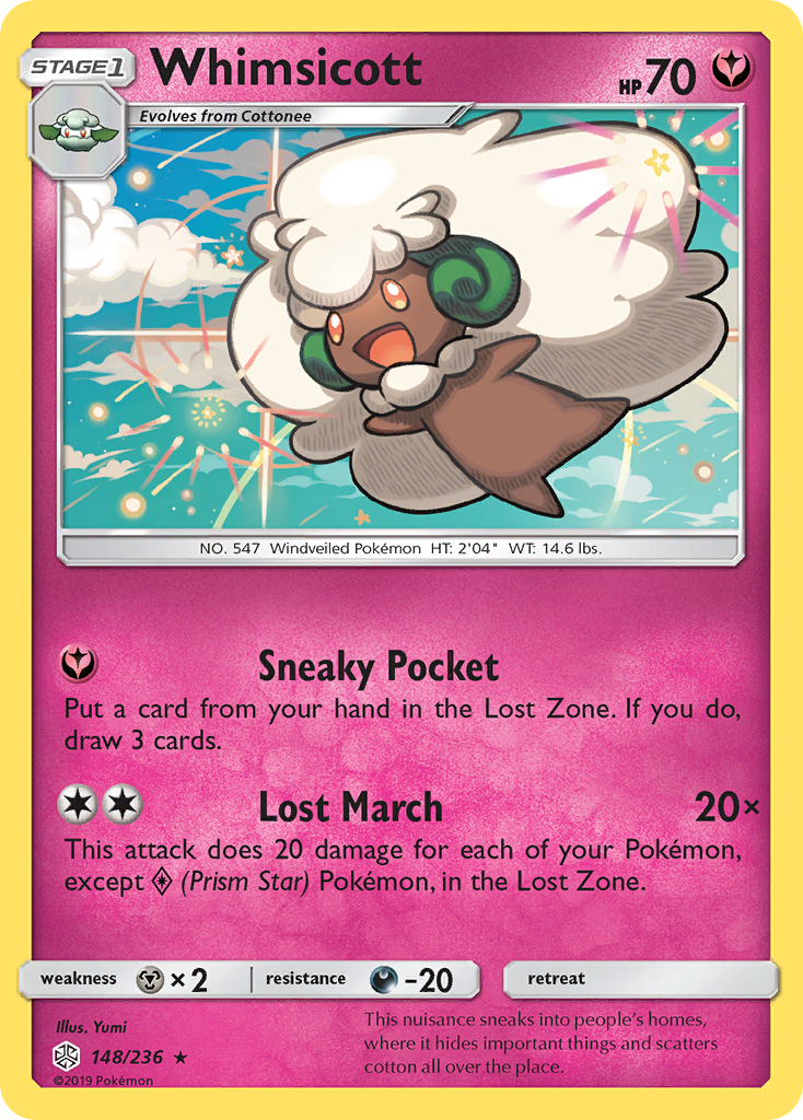 Whimsicott (148/236) [Sun & Moon: Cosmic Eclipse] | Exor Games Bridgewater