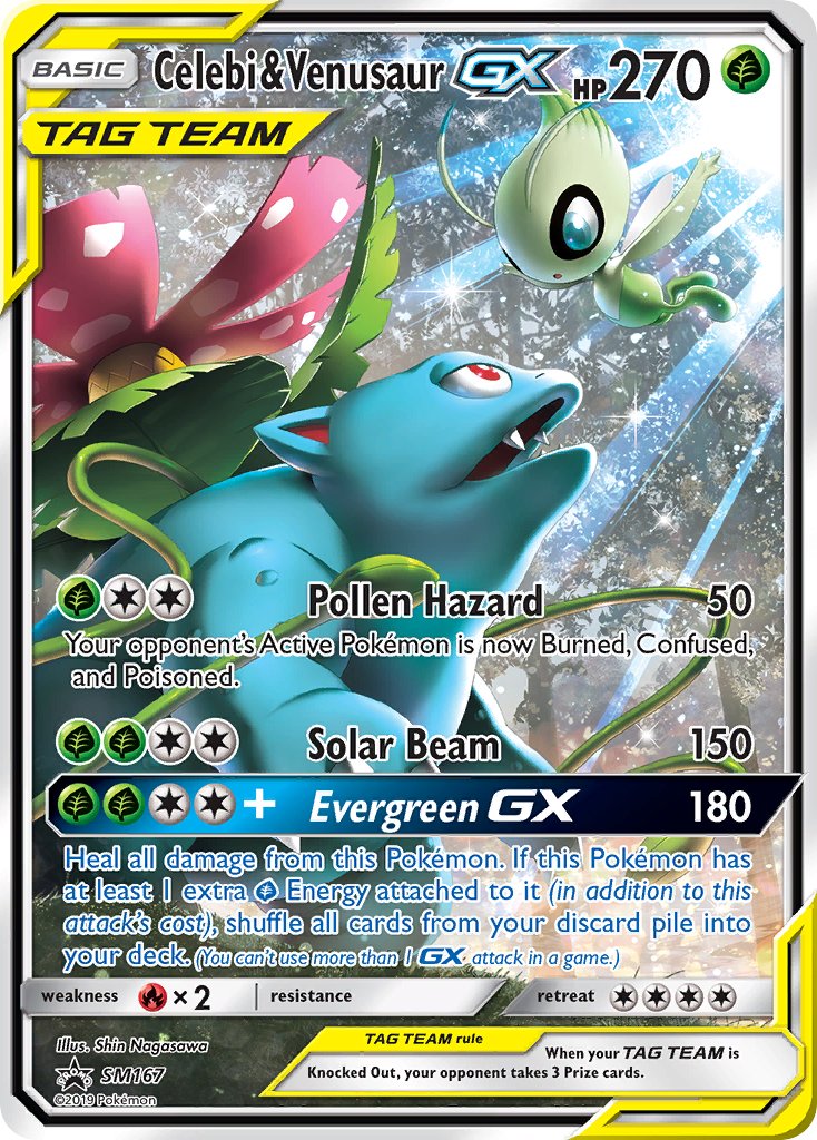 Celebi & Venusaur GX (SM167) [Sun & Moon: Black Star Promos] | Exor Games Bridgewater