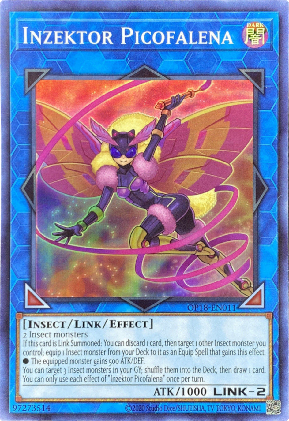 Inzektor Picofalena [OP18-EN011] Super Rare | Exor Games Bridgewater