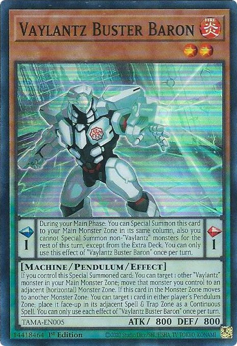 Vaylantz Buster Baron [TAMA-EN005] Super Rare | Exor Games Bridgewater