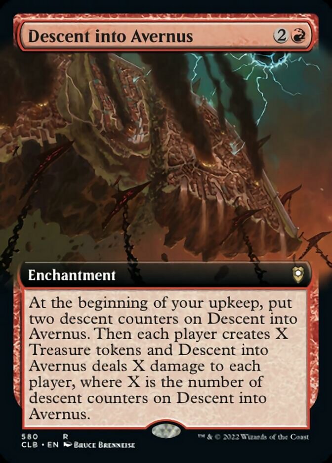 Descent into Avernus (Extended Art) [Commander Legends: Battle for Baldur's Gate] | Exor Games Bridgewater