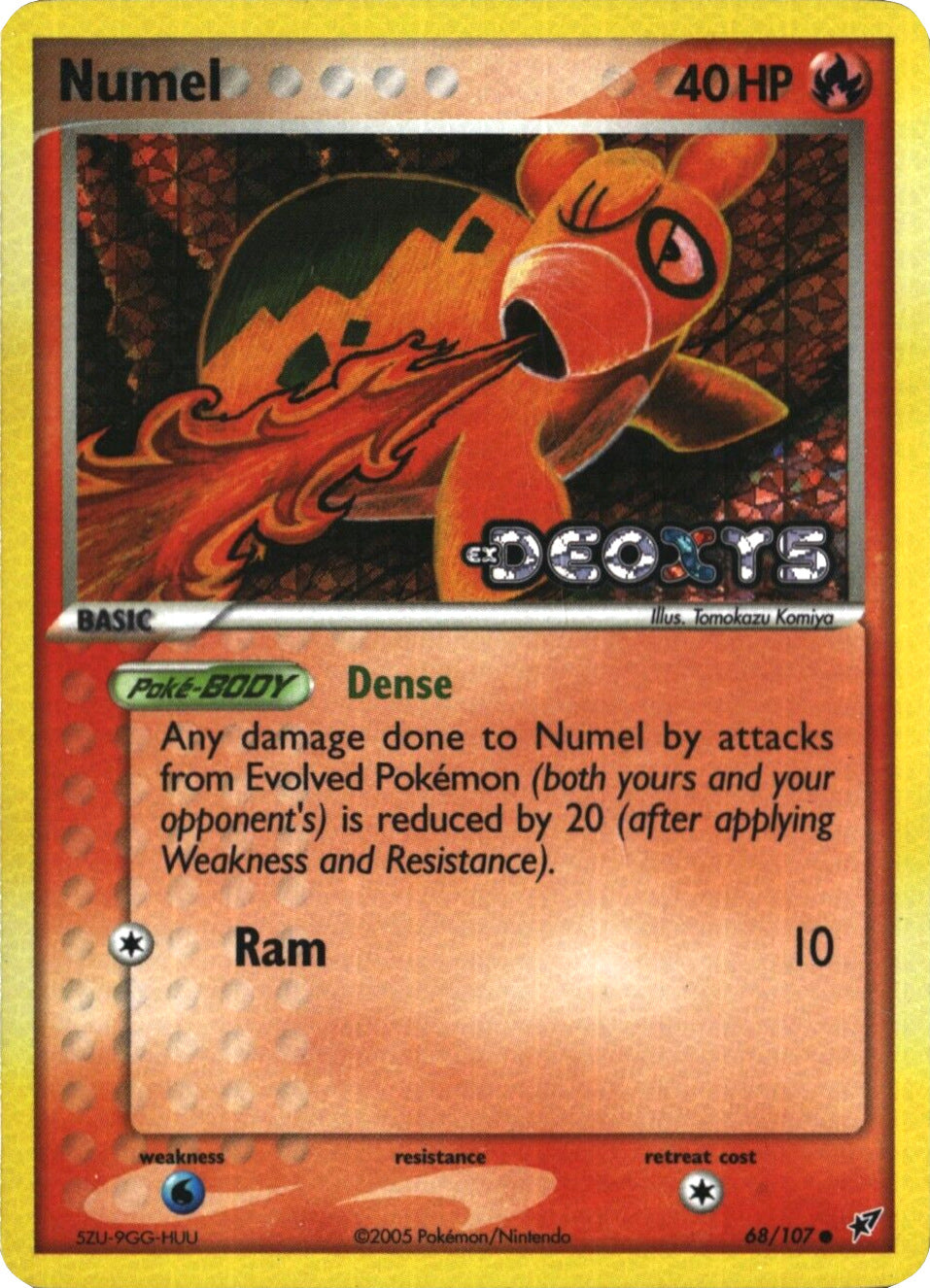 Numel (68/107) (Stamped) [EX: Deoxys] | Exor Games Bridgewater