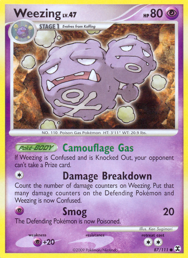 Weezing (87/111) [Platinum: Rising Rivals] | Exor Games Bridgewater