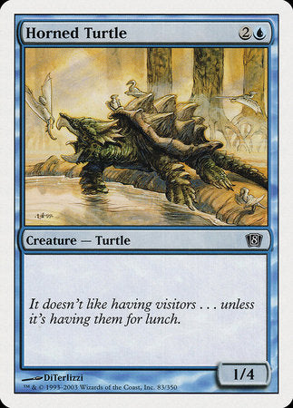 Horned Turtle [Eighth Edition] | Exor Games Bridgewater