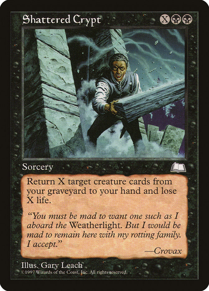 Shattered Crypt [Weatherlight] | Exor Games Bridgewater