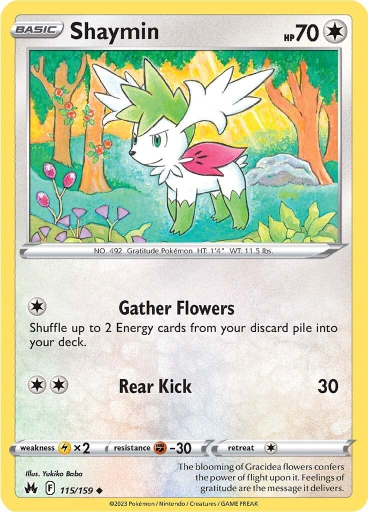 Shaymin (115/159) [Sword & Shield: Crown Zenith] | Exor Games Bridgewater