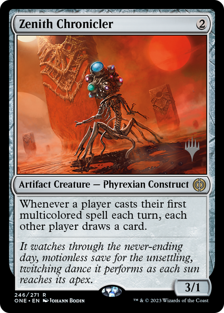 Zenith Chronicler (Promo Pack) [Phyrexia: All Will Be One Promos] | Exor Games Bridgewater