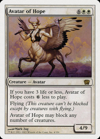 Avatar of Hope [Eighth Edition] | Exor Games Bridgewater