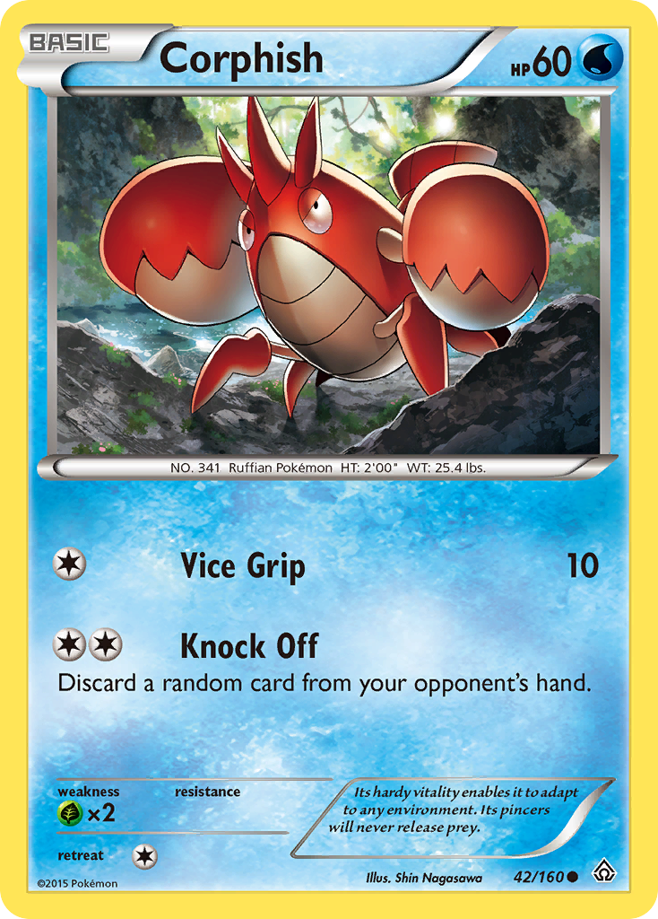 Corphish (42/160) [XY: Primal Clash] | Exor Games Bridgewater