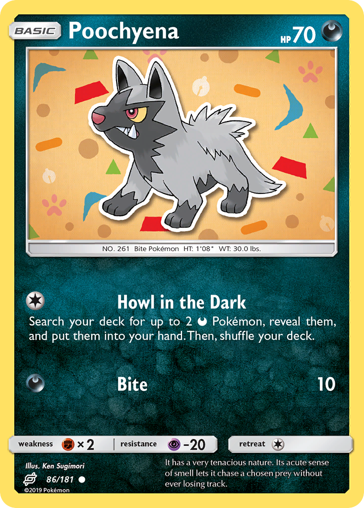 Poochyena (86/181) [Sun & Moon: Team Up] | Exor Games Bridgewater