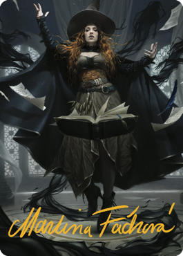 Tasha, the Witch Queen Art Card (41) (Gold-Stamped Signature) [Commander Legends: Battle for Baldur's Gate Art Series] | Exor Games Bridgewater
